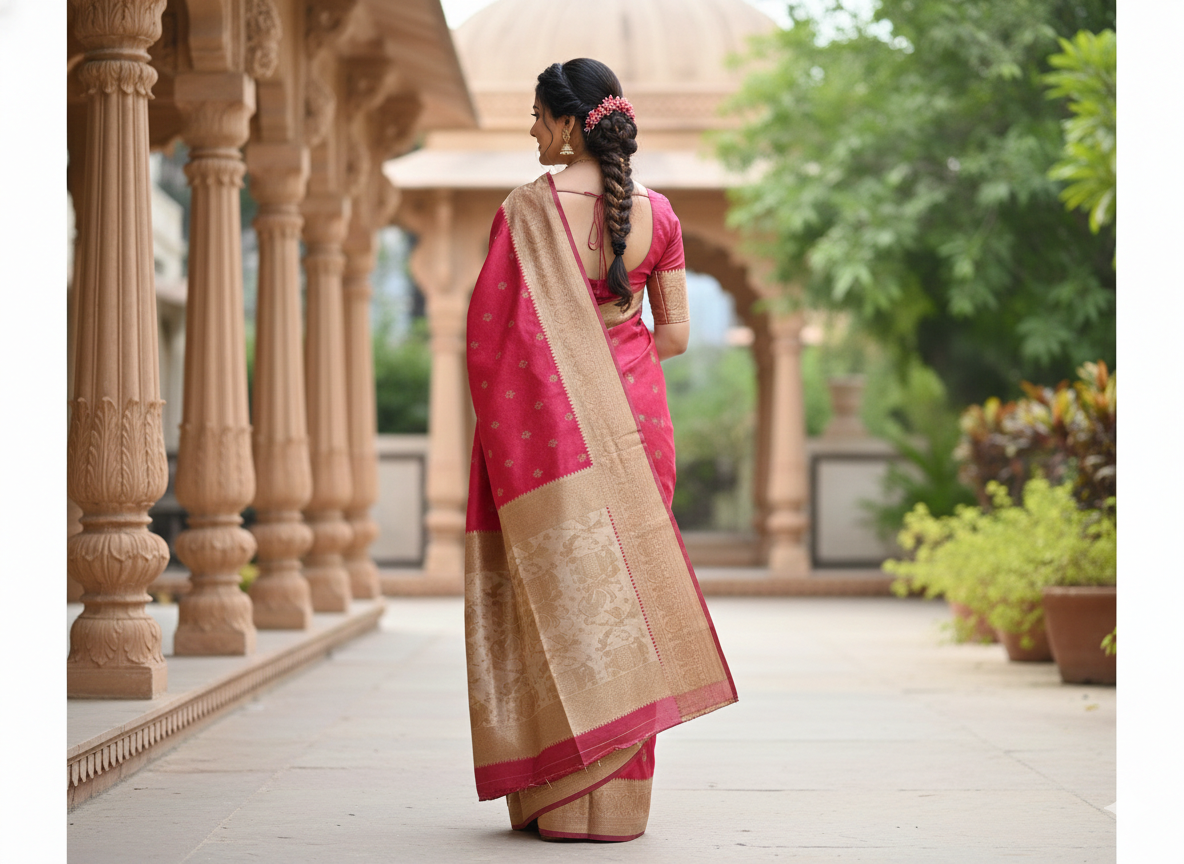 luxury pallaku design soft silk sarees