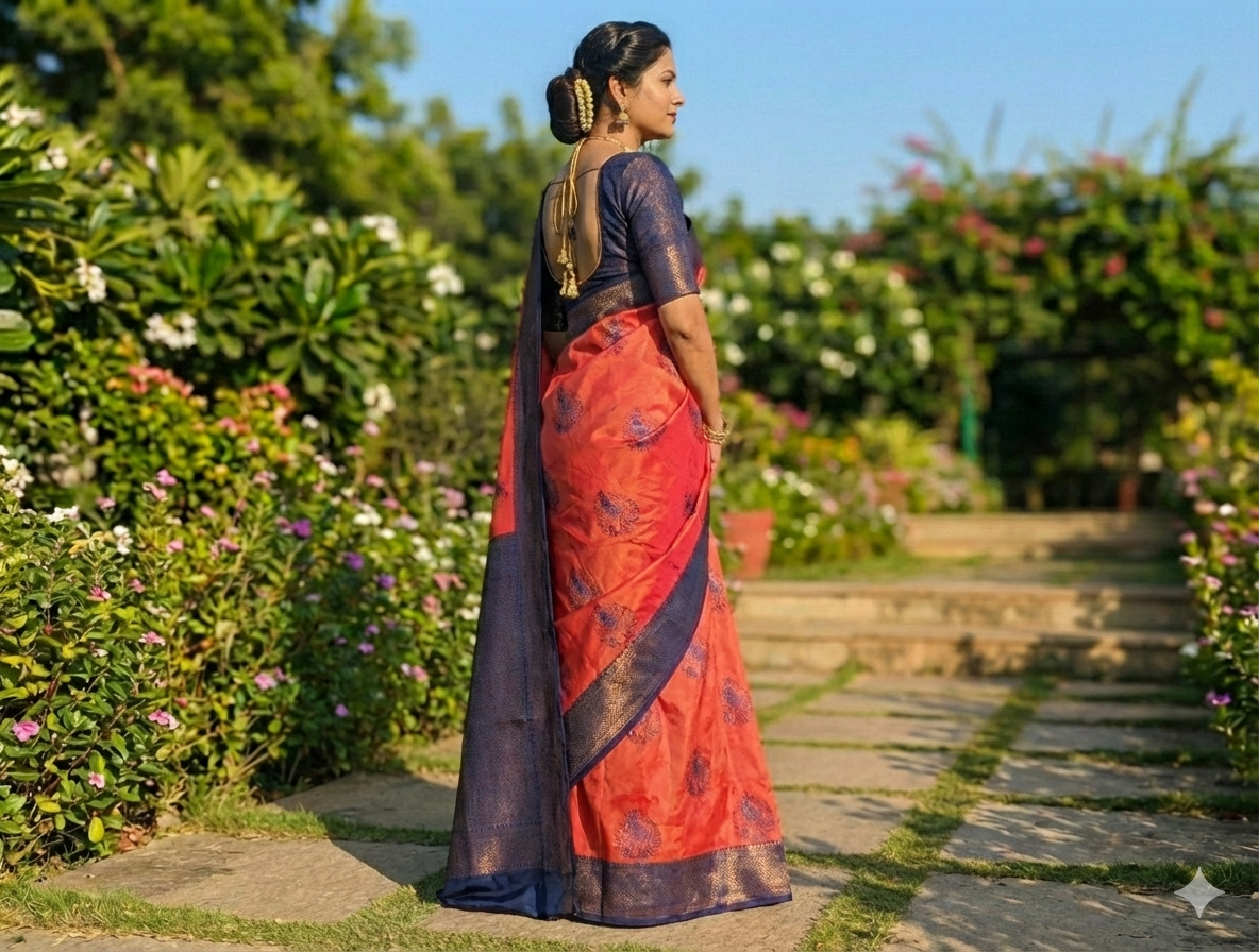 luxury art design soft silk sarees