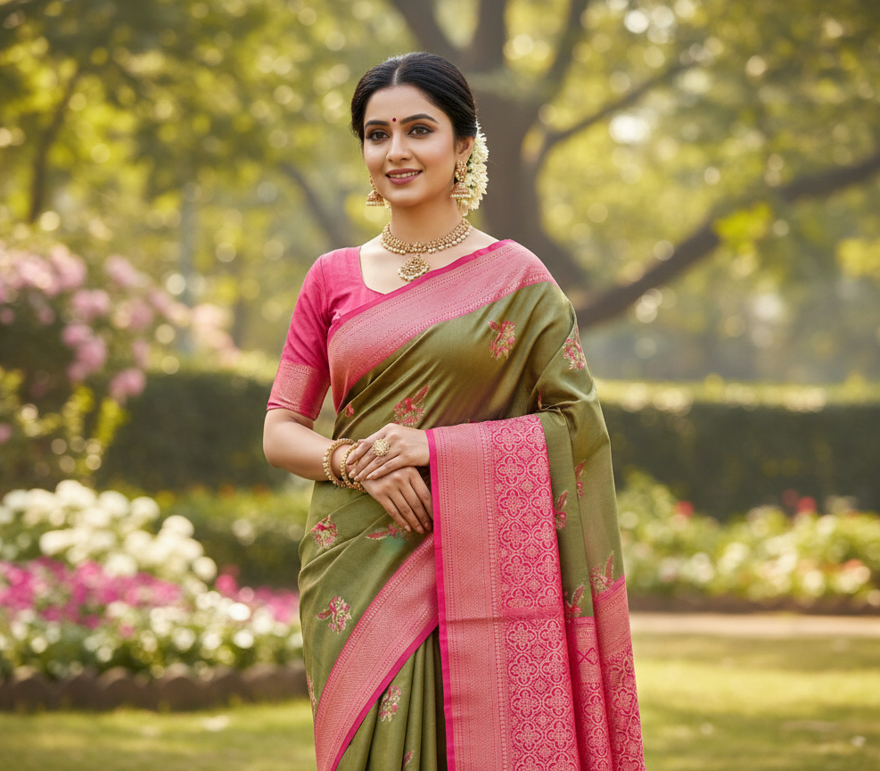 art silk saree